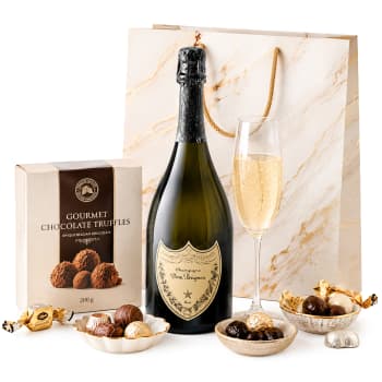 Dom Perignon and a Box of Truffles – view 2