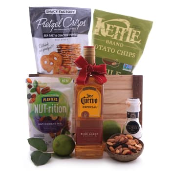 Jose Cuervo Blue Agave Gold Tequila and Savory Treats Assortment – view 2